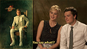 tick tock,jennifer lawrence,catching fire,josh hutcherson,hunger games,yahoo movies,capitol couture