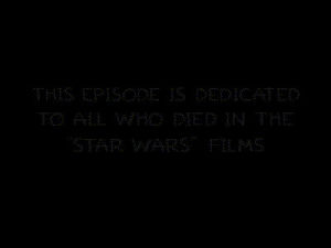 star wars,star,episode,credits,wars,end,dedicating,simpsons