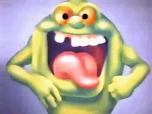 slimer,80s,ghostbusters,the real ghostbusters