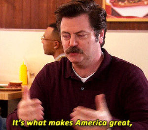 ron swanson,parks and recreation,parks and rec,made by me,nick offerman,plus1000,me parks and rec