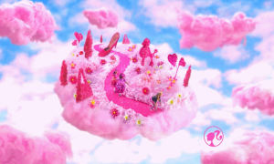 pink,pink clouds,personal,barbie,pinkland,barbie commercial,barbieland,cartoons comics