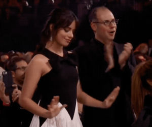 camila cabello,bbmas,dance,happy,dancing,excited,reactions,feeling it,woot woot