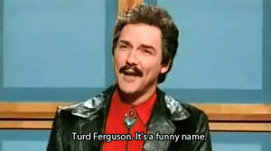 Celebrity jeopardy burt reynolds turd ferguson GIF - Find on GIFER