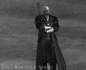 dante,devil may cry,bw,devil may cry 4,classic dante