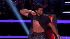 television,nbc,the voice,usher,an abdominant win for team usher,ushers abs