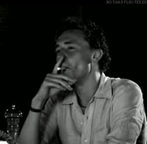 bad guy,tom hiddleston,loki,lokid,my ovaries,cigarrette