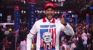make america great again,trump supporter,donald trump,happy,excited,laughing,stephen colbert,key,iphone,thumbs up,key and peele,cleveland,late show,the late show with stephen colbert,keegan michael key