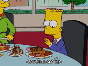 bart simpson,marge simpson,episode 7,season 16,hungry,silly,playful,16x07