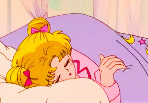 first day of school,sailor moon,tired