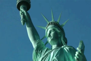 statue of liberty,new york city,skyline,empire state building,night,usa,light,nyc,manhattan,big apple