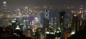 hong kong,cityscape,3d,skyline,nightlife,asia,3d photography,stereoscopy