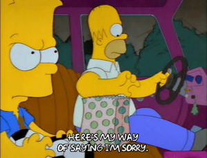 resentment,homer simpson,season 4,bart simpson,episode 14,angry,friendly,offer,4x14