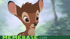 bambi,cartoons comics,animation,face,deer,anger