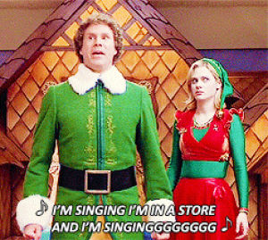 elf,zooey deschanel,will ferrell,elf s,this is the only xmas movie i can watch 365 days a yr