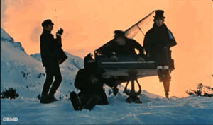 winter,the beatles,snow,help,singing,colour,1965,playing piano,the beatles my,the beatles colour