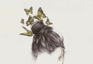 butterfly,hair,indie