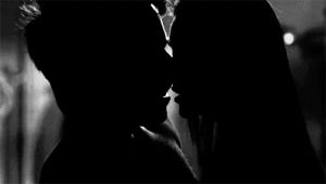 couple,making out,movies,lovey,black and white,out,making
