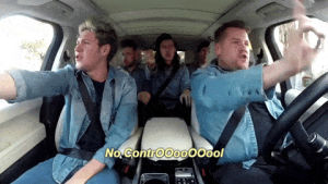 niall horan,one direction,james corden,harry styles,louis tomlinson,liam payne,1d,carpool karaoke,1d s,late late show,no control,late late night with james corden