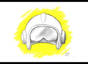helmet,animation,3d,space,sketch,loekvugs,the golden rule,3 way
