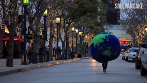 globe,sunset,green,bye,earth,lonely,climate change,enough,walking away,work here is done