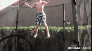 trampoline,funny,fail,fall,kid,jumping,home video