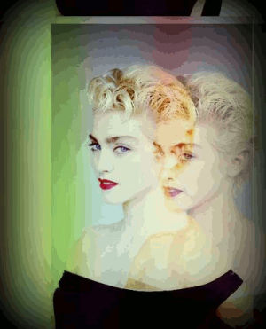 madonna,young madonna,seeing double