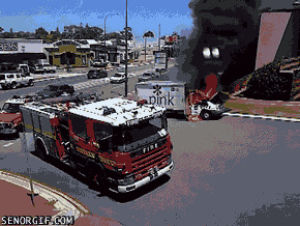 firetruck,fail,fire,home video,oh no,traffic