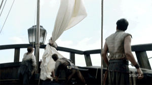 submission,surrender,season 4,starz,flag,pirate,black sails,give up,04x03,submit,giving up,white flag