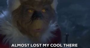 almost lost my cool there,christmas movies,the grinch,how the grinch stole christmas,jim carrey,2000,ron howard