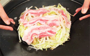 food,okonomiyaki,japanese food,cute food,kawaii food,personal posts