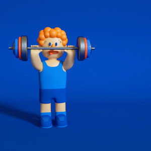 weightlifting,animation,sports,3d,olympics,c4d,sport,character,tired