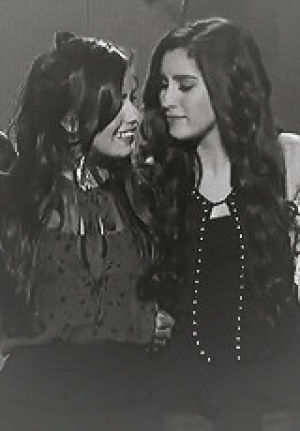 Lauren and camila kissing