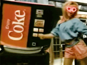 80s,80s commercials,1980s,coke,coca cola,vintage,retro,80s s,cherry coke