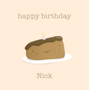 animation,nick,birthday,happy birthday,cute,celebrate,cake,lisa vertudaches