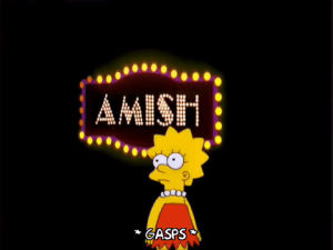 lisa simpson,episode 6,dark,shocked,season 13,signs,13x06,amish