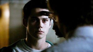 baby,teen wolf,best,dylan obrien,stiles stilinski,aww,dylan o brien,stiles,i love him,teen wolf mtv,so brave,always trying to be good,i was scared for like 5 seconds,almost shot,thank god for scotts dad