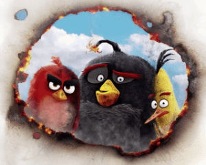 angry birds,angry birds movie,poster,burning