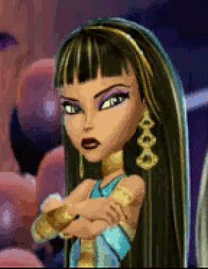 monster high,mad,cleo de nile,eye roll,eye rolling,rolling eyes,angry,ugh,anger,annoyed,irritated,angery