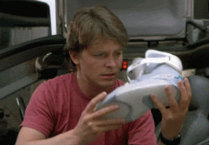 nike,air mag,movies,back to the future,self lacing shoes