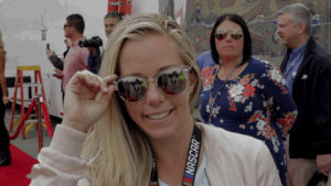 silly face,kendra wilkinson,nascar,silly,auto club 400,2017 auto club 400,kendra,tongue out,cute face