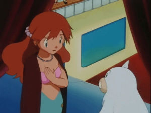 misty,anime,pokemon,s01e61,pull out hair