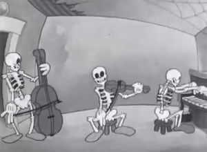 30s,1932,skeleton,skeletons,1930s,halloween,spooks,ub iwerks,flip the frog