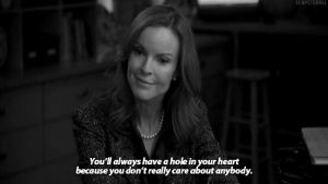 desperate housewives,breakup,marcia cross,bree van de kamp,you dont really care about anybody,youll always have a hole in your heart