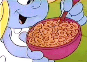 smurf,smurfs,80s,food,retro,pasta,the smurfs,trending s,trendins,i havent watched the show in its entirety yet