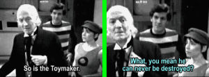 classic who,doctor who,serious,william hartnell,classic doctor who,jackie lane,dodo chaplet,the celestial toymaker,toymaker,destroy