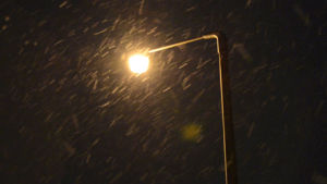 street,lamp,snow