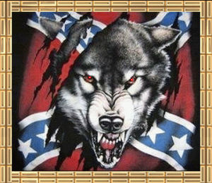 wolf,rebel flag,graphics,pictures,comments,flag,code,rebel