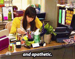 parks and recreation,ron swanson,april ludgate