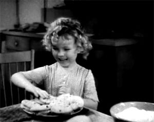 shirley temple,cute,cookies,classic movies,chocolate chip cookies