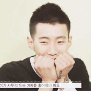 you hate being cute but youre so good at it,jay park,aegyo